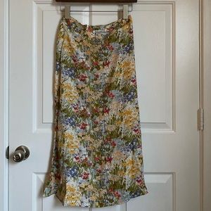 Reformation skirt floral size 4P